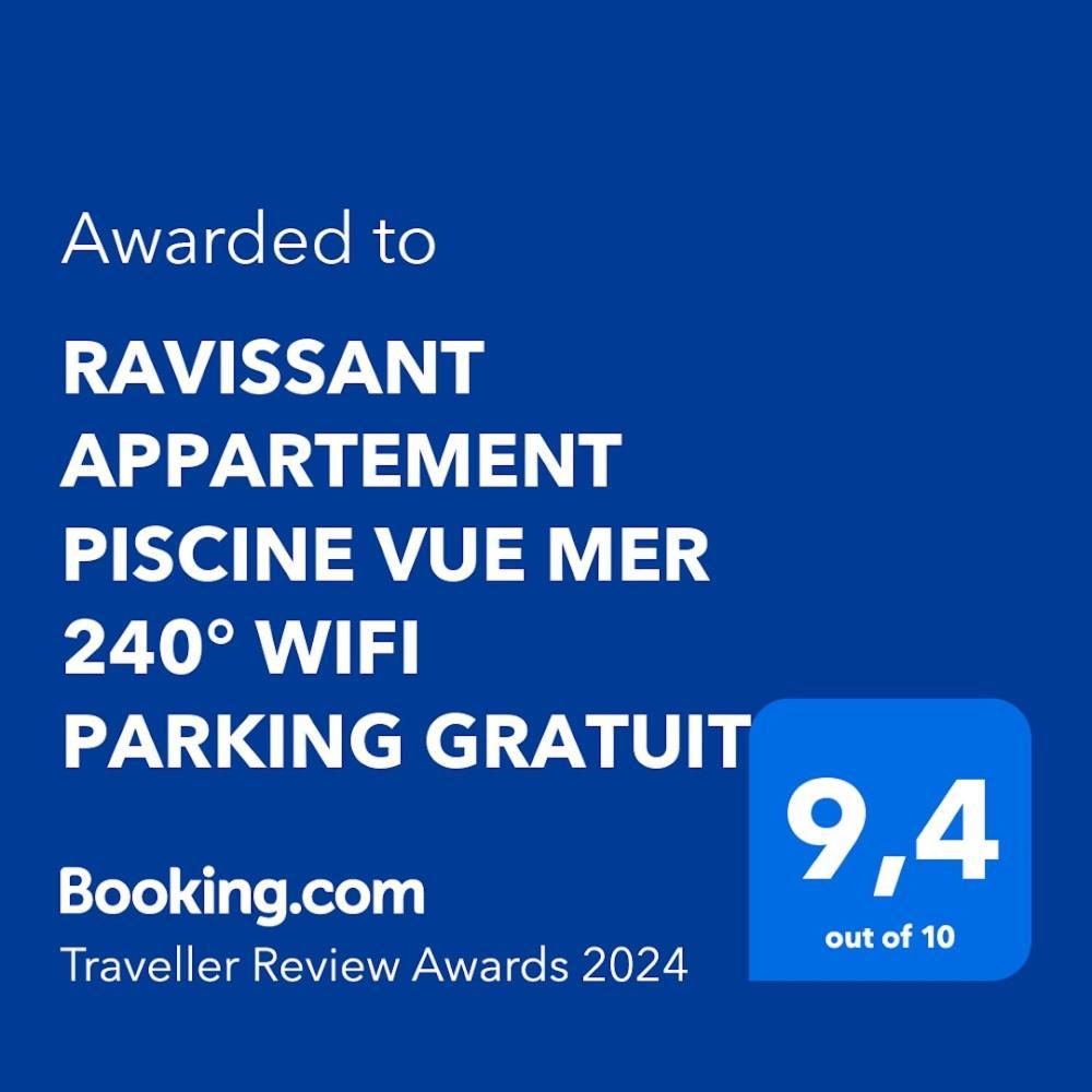 Barcaresa-Ravissant Appartement Piscine Vue Mer Wifi Parking Gratuit 乐巴凯尔斯 外观 照片